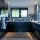 Mélange bleu mosaïque 29,5 x 29,5 cm bo.005