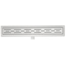 Shower drain Classic 70 matt white 1.2mm base/2mm by L'Aqua®