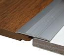 CAS407.81 Aluminium Cover Strip Self-Adhesive - Matt Silver - 38x3.5mm - 0.9m and 2.7m