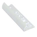 ERA120.81 Aluminium Round Tile Trim - Matt Silver - 12mm - 2.5m
