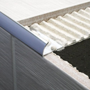 ERA120.81 Aluminium Round Tile Trim - Matt Silver - 12mm - 2.5m
