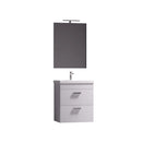 Badmeubel set Melar wit 60 cm met Spiegel - Complete
