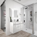 Badmeubel Set Slimline Wit 60 cm - Complete badkamermeubels