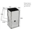 BBQ opvouwbare Brikettenstarter S’mart RVS - Hulpstukken BBQ
