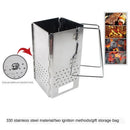 BBQ opvouwbare Brikettenstarter S’mart RVS - Hulpstukken BBQ