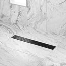 Douchegoot Classic 80 cm mat zwart - Douchegoten