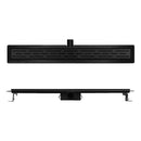 Douchegoot Classic 90 cm mat zwart - Douchegoten