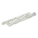 Listello Ciottolino jade Keramisch Wit 5 x 22 cm - Listello