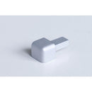 Tegelstrip buitenhoek TDG 12 mm mat zilver per 4 stuks -